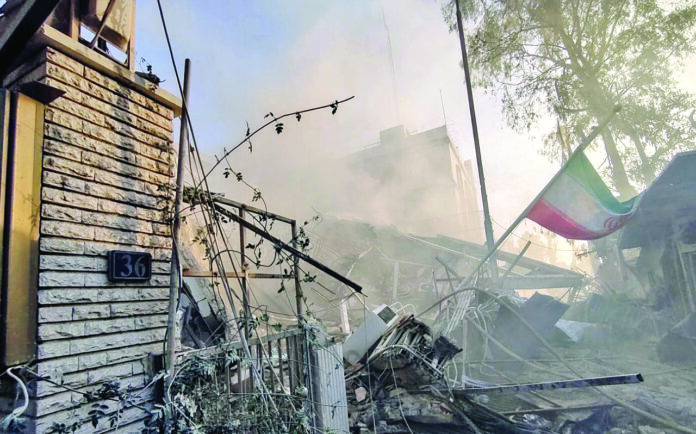 Consular Section of Iranian Embassy in Syria hit by Israeli airstrikes