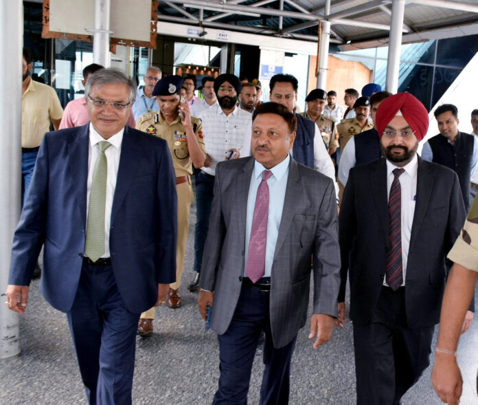An ECI delegation reaches Srinagar to review the poll preparedness in J&K