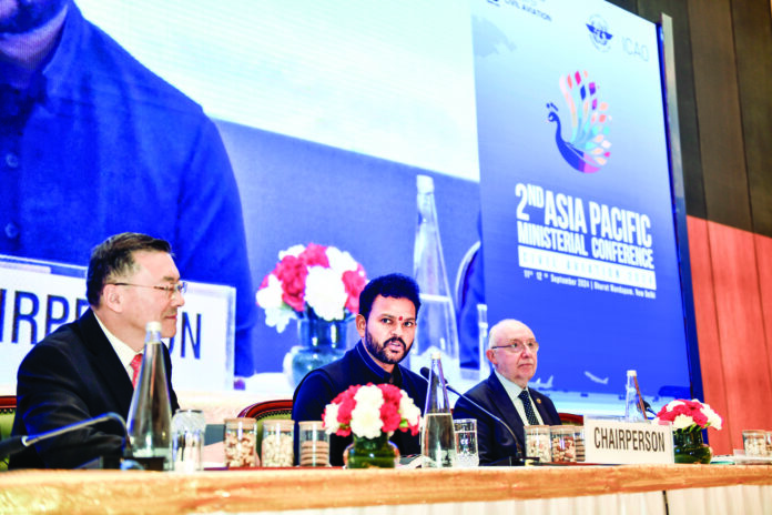 Ram Mohan Naidu addresses the 2nd Asia-Pacific Ministerial Conference on Civil Aviation