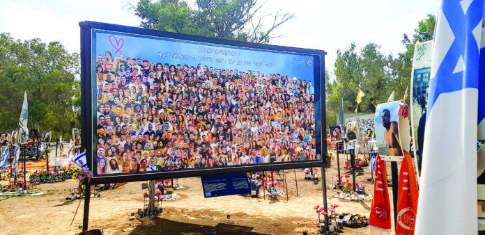 All the people Israel lost to the Hamas at the Nova Music Festival site. There is a memorial there now. At Gaza Envelope in Israel. Photo: Joyeeta Basu All the people Israel lost to the Hamas at the Nova Music Festival site. There is a memorial there now. At Gaza Envelope in Israel. Photo: Joyeeta Basu