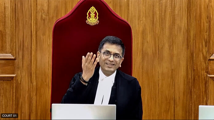 Retired Chief Justice of India Dhananjaya Yeshwant Chandrachud