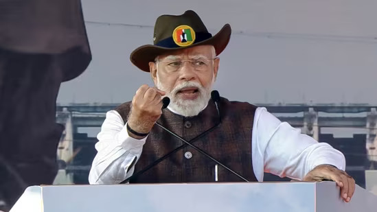 Prime Minister Narendra Modi speaks at the Ekta Diwas Parade at the Statue of Unity, honouring Sardar Vallabhbhai Patel on his birth anniversary in Kevadia, Gujarat, on October 31. ANI Prime Minister Narendra Modi speaks at the Ekta Diwas Parade at the Statue of Unity, honouring Sardar Vallabhbhai Patel on his birth anniversary in Kevadia, Gujarat, on October 31. ANI