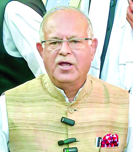 Jammu and Kashmir Congress chief, Tariq Hameed Karra speaks to the media, in Srinagar, on October 11. ANI Jammu and Kashmir Congress chief, Tariq Hameed Karra speaks to the media, in Srinagar, on October 11. ANI