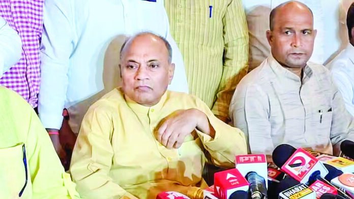 Ram Chandra Prasad Singh launches his new party, ASA (Aap Sab Ki Awaz), in Patna on Thursday, stepping away from former ally Nitish Kumar. ANI Ram Chandra Prasad Singh launches his new party, ASA (Aap Sab Ki Awaz), in Patna on Thursday, stepping away from former ally Nitish Kumar. ANI