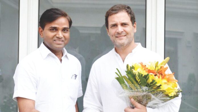 Jitender Baghel, co-incharge of Haryana Congress. Source: X
