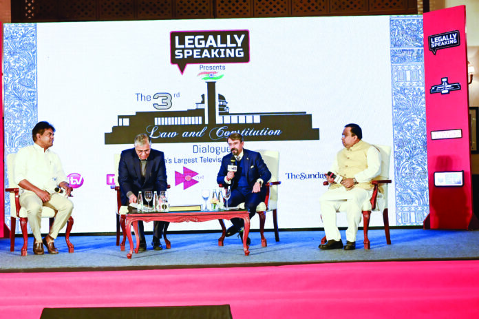 DMK Lok Sabha MP Kalanidhi Veeraswamy, BJD MP Sasmit Patra, and Lok Sabha MP P.P. Chaudhary discussed ‘Will Delimitation Create a North-South Imbalance in Parliament?’. DMK Lok Sabha MP Kalanidhi Veeraswamy, BJD MP Sasmit Patra, and Lok Sabha MP P.P. Chaudhary discussed ‘Will Delimitation Create a North-South Imbalance in Parliament?’.
