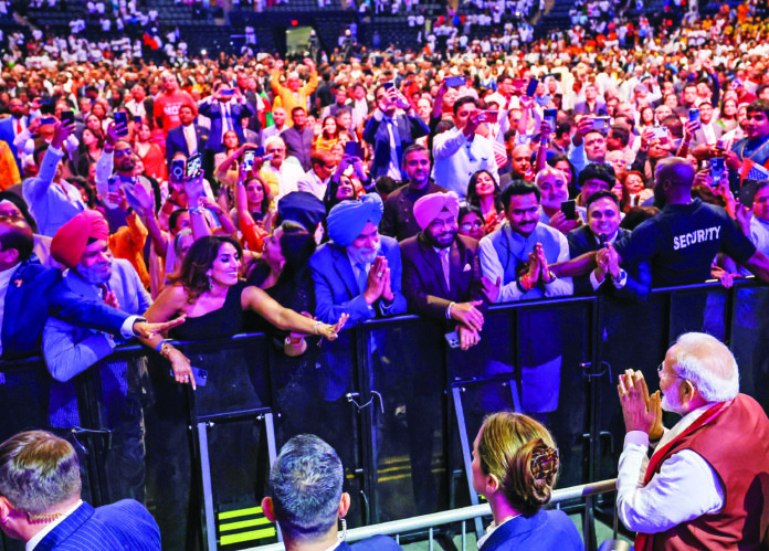 Representational photo: Prime Minister Narendra Modi greets members of the Indian diaspora after addressing a gathering at Nassau Coliseum in New York on 22 September. ANI Representational photo: Prime Minister Narendra Modi greets members of the Indian diaspora after addressing a gathering at Nassau Coliseum in New York on 22 September. ANI