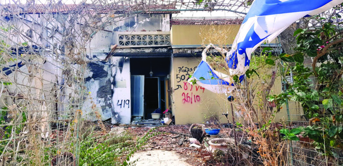 Representational photo: A view of a house destroyed by Hamas terrorists in Israel’s Kibbutz Be’eri on 7 October 2023. Photo by Joyeeta Basu Representational photo: A view of a house destroyed by Hamas terrorists in Israel’s Kibbutz Be’eri on 7 October 2023. Photo by Joyeeta Basu