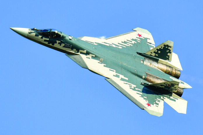 Russian Su-57.
