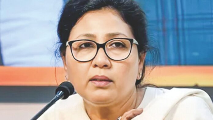 BJP candidate from Greater Kailash, Shikha Rai.