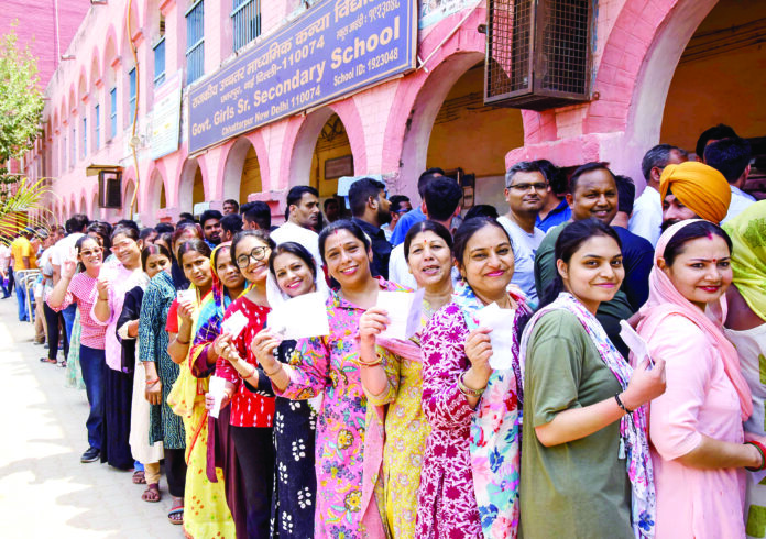 Representational photo: Voters stand in queue to cast their votes in the General Elections 2024, in New Delhi on 25 May 2024. ANI Representational photo: Voters stand in queue to cast their votes in the General Elections 2024, in New Delhi on 25 May 2024. ANI