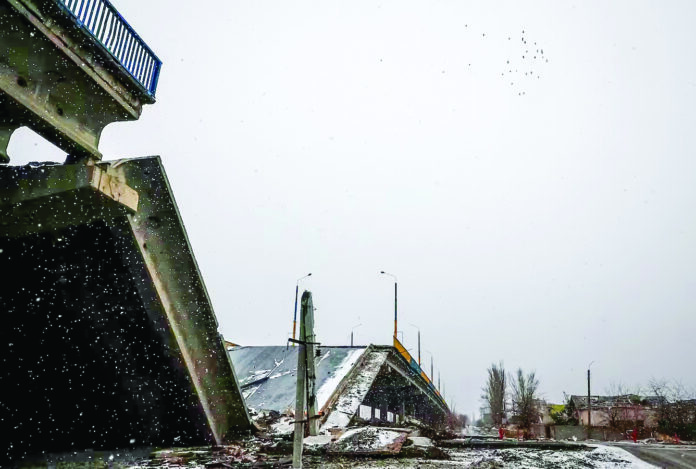 A view shows a destroyed bridge in the town of Pokrovsk, amid Russia’s attack on Ukraine, near a front line in Donetsk region, Ukraine December 19, 2024. File Photo A view shows a destroyed bridge in the town of Pokrovsk, amid Russia’s attack on Ukraine, near a front line in Donetsk region, Ukraine December 19, 2024. File Photo