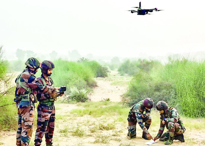 Indian Army conducts training to validate operational concepts in the deserts of Rajasthan Indian Army conducts training to validate operational concepts in the deserts of Rajasthan