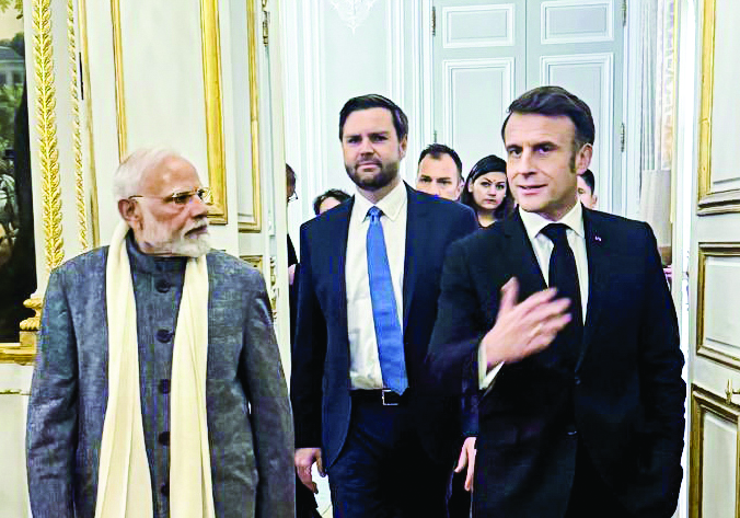 PM Modi arrives at Elysée Palace in Paris France-India AI Summit heralds a reconciliation of technology and tradition
