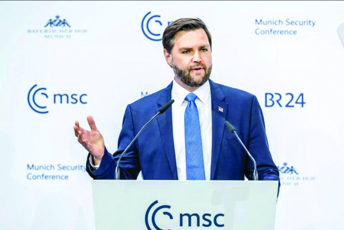 J.D. Vance at MSC. Photo: Lennart Preiss/MSC
