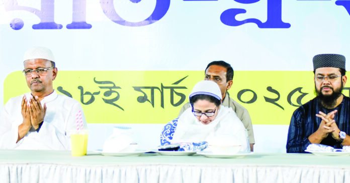 CM Mamata Banerjee attends Iftaar party at Park Circus Maidan