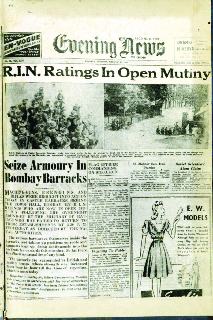 A newspaper from that time giving news about the uprising.