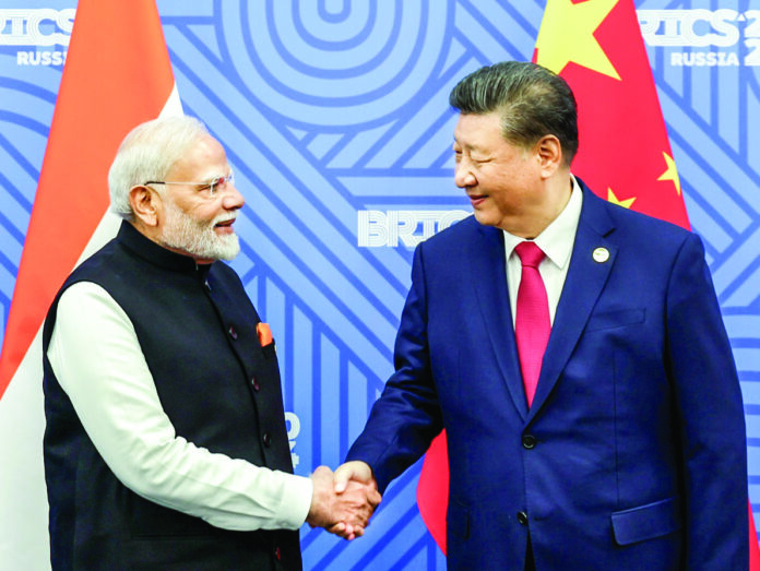 Prime Minister Narendra Modi meets Chinese President Xi Jinping on the sidelines of the BRICS Summit, in Kazan, Russia, on 23 October 2024. ANI Prime Minister Narendra Modi meets Chinese President Xi Jinping on the sidelines of the BRICS Summit, in Kazan, Russia, on 23 October 2024. ANI