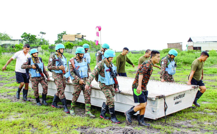 Representational photo: UN peacekeepers, including from India in South Sudan Kodok on 29 August 2024. ANI Representational photo: UN peacekeepers, including from India in South Sudan Kodok on 29 August 2024. ANI