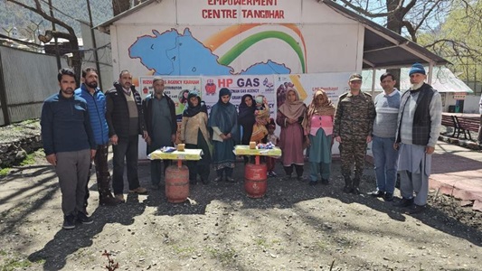 Simri Kashmir Border Village Electrified in Solar Project, Milestone Dedicated To Fallen Army Officer
