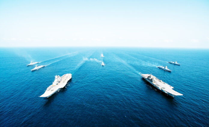 Carrier Battle Group with integral Air Wing provides first layer of mechanism