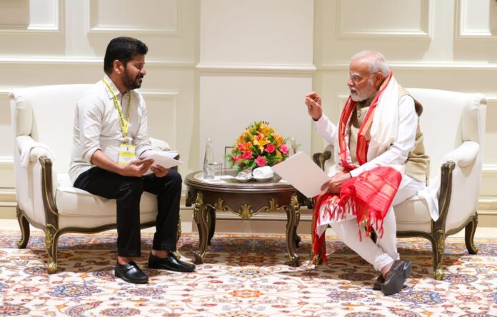 Revanth meets PM Modi, demands for approval for Hyderabad Phase 2 Metro project, defence projects to Telangana Revanth meets PM Modi, demands for approval for Hyderabad Phase 2 Metro project, defence projects to Telangana