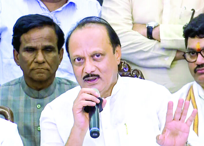 NCP chief Ajit Pawar
