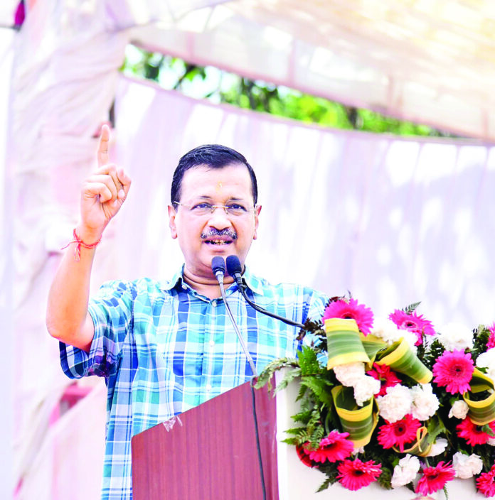 Arvind Kejriwal and Bhagwant Mann inaugurate Maharaja Agrasen memorial in Patiala