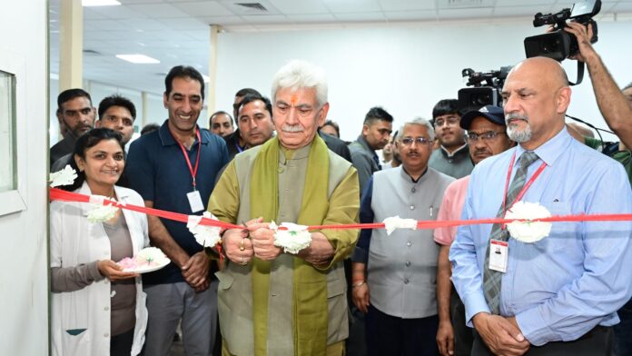 LG Manoj Sinha Reviews Arrangements at Baltal Base Camp