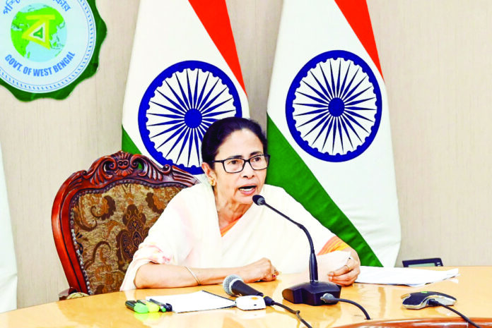 Mamata Banerjee addresses a press conference
