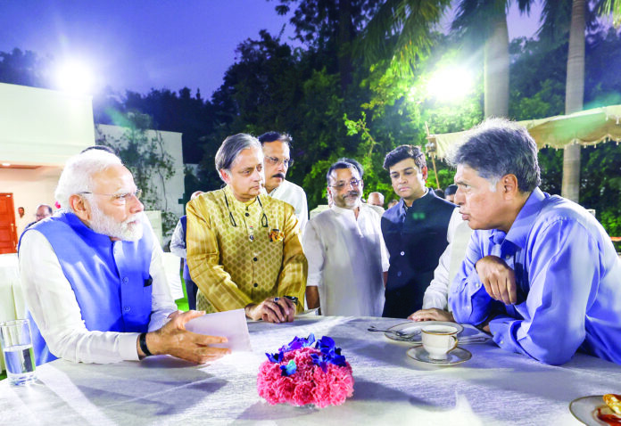 Representational image: Prime Minister Narendra Modi in a discussion with delegation members who went to various countries for Operation Sindoor global outreach, at his residence in New Delhi on Tuesday. ANI Representational image: Prime Minister Narendra Modi in a discussion with delegation members who went to various countries for Operation Sindoor global outreach, at his residence in New Delhi on Tuesday. ANI