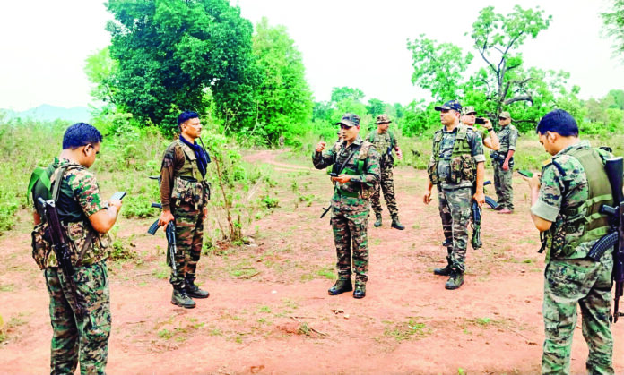 CRPF personnel with a police team neutralise two Naxal leaders of the JJMP group, including its chief Pappu Lohra and the zonal chief Prabhat Ganjhu, carrying a bounty of Rs 10 and Rs 5 lakh, respectively, in Latehar on May 24. ANI CRPF personnel with a police team neutralise two Naxal leaders of the JJMP group, including its chief Pappu Lohra and the zonal chief Prabhat Ganjhu, carrying a bounty of Rs 10 and Rs 5 lakh, respectively, in Latehar on May 24. ANI