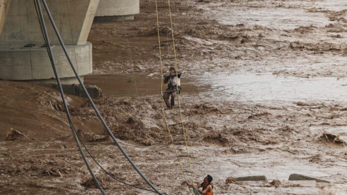 Nine Rescued from Swollen Tawi as Rains Batter Jammu