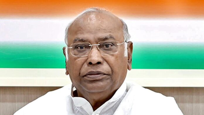 Congress president Mallikarjun Kharge